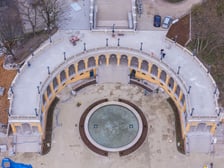 Bastion Sakwowy z lotu ptaka - zdjęcie współczesne