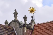 Widok na Rynek i okolice z kamienicy Pod Złotym Słońcem