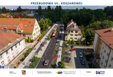 Tak ma wyglądać ul. Koszarowa po przebudowie.