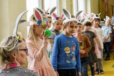 Spotkanie z Zajączkiem w Przedszkolu nr 149 „Tęczowa Polanka”