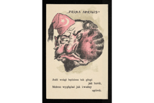 <p><span style="font-family: 'PT Sans'; font-size: 16px;">Poczt&oacute;wka primaaprilisowa - karykatura polityczna z lat 1914-1918</span></p>