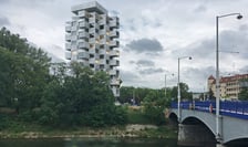 Dom Politechniki Wrocławskiej, ul. Kochanowskiego - wizualizacja według projektu Leszka Zdeka