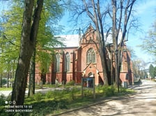 <p>Widok na kości&oacute;ł ewangelicki</p>