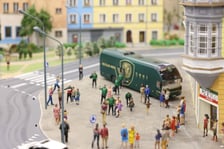 Piłkarze Śląska Wrocław w miniaturze w Kolejkowie - konferencja prasowa