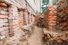<p>Stary Refektarz we Wrocławiu, badania archeologiczne</p>