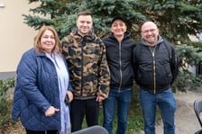 Mieszkańcy Lipy Piotrowskiej na spotkaniu z Jackiem Sutrykiem, prezydentem Wrocławia
