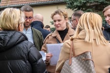 Mieszkańcy Lipy Piotrowskiej na spotkaniu z Jackiem Sutrykiem, prezydentem Wrocławia