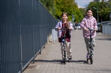 Spotkanie informacyjne o Rowerowym Maju w SP 84 we Wrocławiu, 25 kwietnia 2024