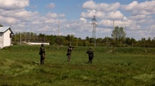 Ćwiczenia w szkole oficerskiej realizowano na podstawie doświadczeń z frontu w Ukrainie