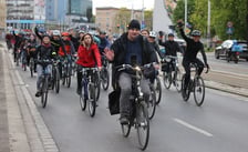 Przejazd Masy Krytycznej przez Wrocław, piątek 26 kwietnia 2024