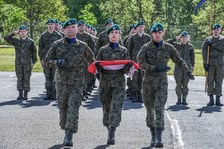 Uroczysta przysięga w 10 Brygadzie Łączności we Wrocławiu, 28.04.2024