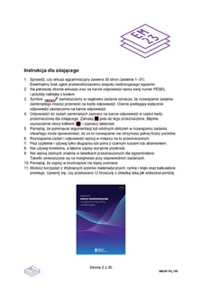 Formuła 2023, matura z matematyki