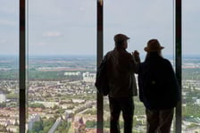 Tarasa widokowy w Sky Tower po modernizacji