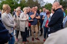Spotkanie prezydenta Jacka Sutryka z mieszkańcami Ołtaszyna