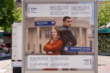 Wystawa "Miasto Stu Mostów do Europy"na placu Solnym