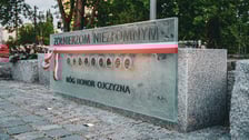 Uroczyste odsłonięcie pomnika Żołnierzy Niezłomnych. Wrocław, 8.05.2024