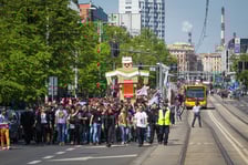 <p>Poch&oacute;d student&oacute;w Juwenalia 2017&nbsp;</p>