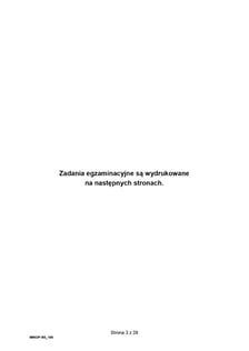 Formuła 2023, matura WOS (poziom rozszerzony)