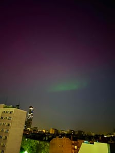 <p>Zorza, noc z 10 na 11 maja 2024.</p>