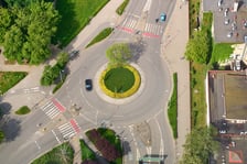 Panorama Wrocławia z tarasu widokowego na Sky Tower