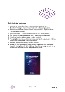 Arkusz CKE: Matura rozszerzona z biologii 2024 - zadania, 14 maja