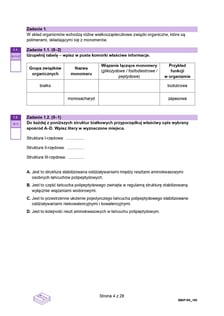 Arkusz CKE: Matura rozszerzona z biologii 2024 - zadania, 14 maja