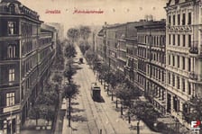 Aleja Jana Matejki to przed wojną ulica Monhauptstrasse, lata 1900-1930