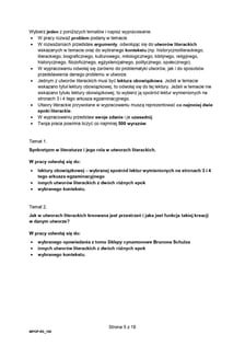 Arkusz CKE: Matura rozszerzona z języka polskiego - 20 maja