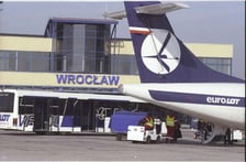 Zdjęcia archiwalne -  terminal wrocławskiego lotniskach