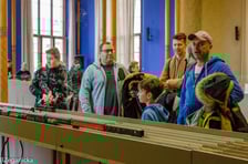<p>Makieta kolejowa w skali H0 (1:87) przygotowana przez Klub Sympatyk&oacute;w Kolei we Wrocławiu</p>