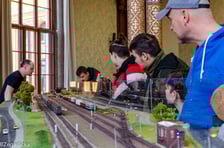 <p>Makieta kolejowa w skali H0 (1:87) przygotowana przez Klub Sympatyk&oacute;w Kolei we Wrocławiu</p>