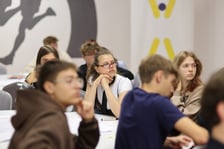 Warsztaty podczas debaty młodzieżowej na temat Strategii Wrocław 2050