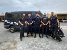 Dolnośląscy policjanci pełnią służbę w Las Palmas