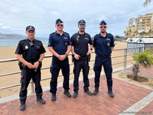 Dolnośląscy policjanci pełnią służbę w Las Palmas