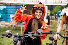 Wrocławskie Święto Rowerzysty w parku Tołpy