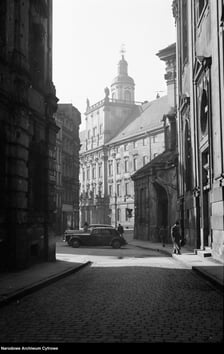 <p>Wrocław w roku 1950. Widok na Uniwersytet Wrocławski</p>