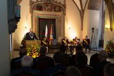 <p>Uroczysta sesja we Wrocławiu - 24 czerwca. Na zdjeciu prezydent Wrocławia&nbsp;</p>