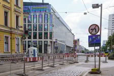 Remont torowiska na ulicy Szczytnickiej