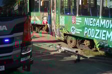 Zderzenie tramwajów na placu Legionów