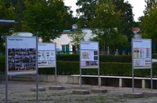 fragment wystawy plenerowej "Projekt Sępolno", Wrocław, 16.07.2024