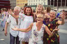 Potańcówka na pl. Wolności we Wrocławiu 20.07.2024