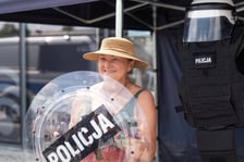 Piknik policyjny na Pergoli