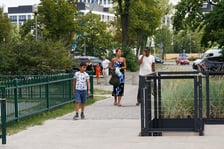 Upalna niedziela we Wrocławiu. Park Zachodni i okolice