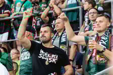 Kibice na meczu Śląska z Rygą / 1 sierpnia 2024 / Tarczyński Arena