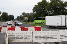 Południowy most Jagielloński zamknięty dla ruchu na czas remontu. Wdrożono zastępczą organizację ruchu. Wrocław, 4.08.2024
