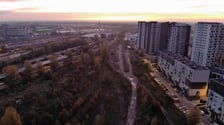 Przyszły Park Henrykowski - teren znajdujący się między Hubami, Tarnogajem i Przedmieściem Oławskim.