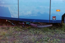 Ulica Popowicka - miejsce tragicznego wypadku, w którym pod kołami tramwaju zginął rowerzysta
