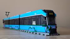 <p>Wrocławski Moderus Gamma zbudowany z klock&oacute;w Lego przez Mateusza, poznańskiego motorniczego&nbsp;</p>