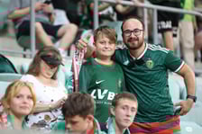 Zdjęcia kibiców z meczu WKS Śląsk Wrocław - FC St. Gallen