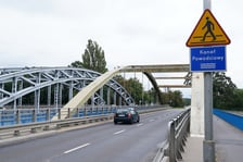 przywrócony ruch samochodowy na moście Jagiellońskim, poniedziałek 19.08.2024